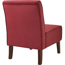 kelvin red accent chair   