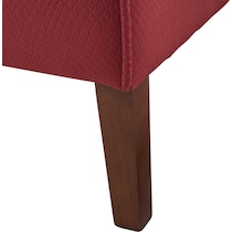 kelvin red accent chair   