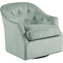 kemper green accent chair   