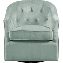 kemper green accent chair   