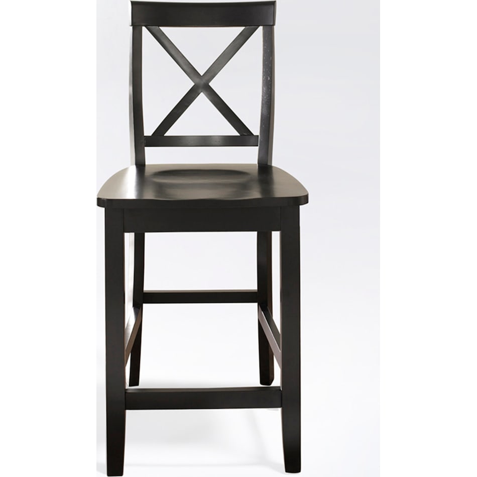 kempton black counter height stool   