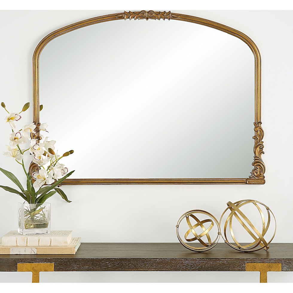 kendal antique gold mirror   