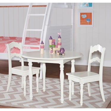 Kendall Youth Table and 2 Chairs - White