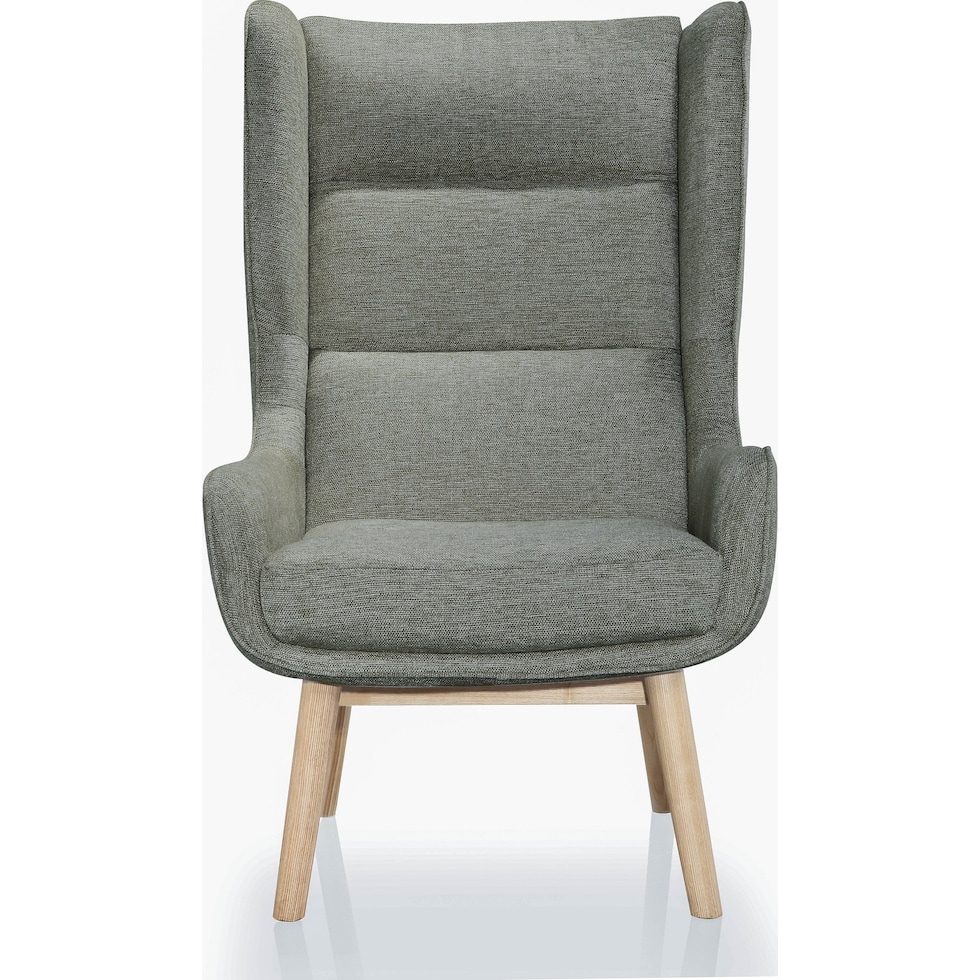 kendrick gray accent chair   