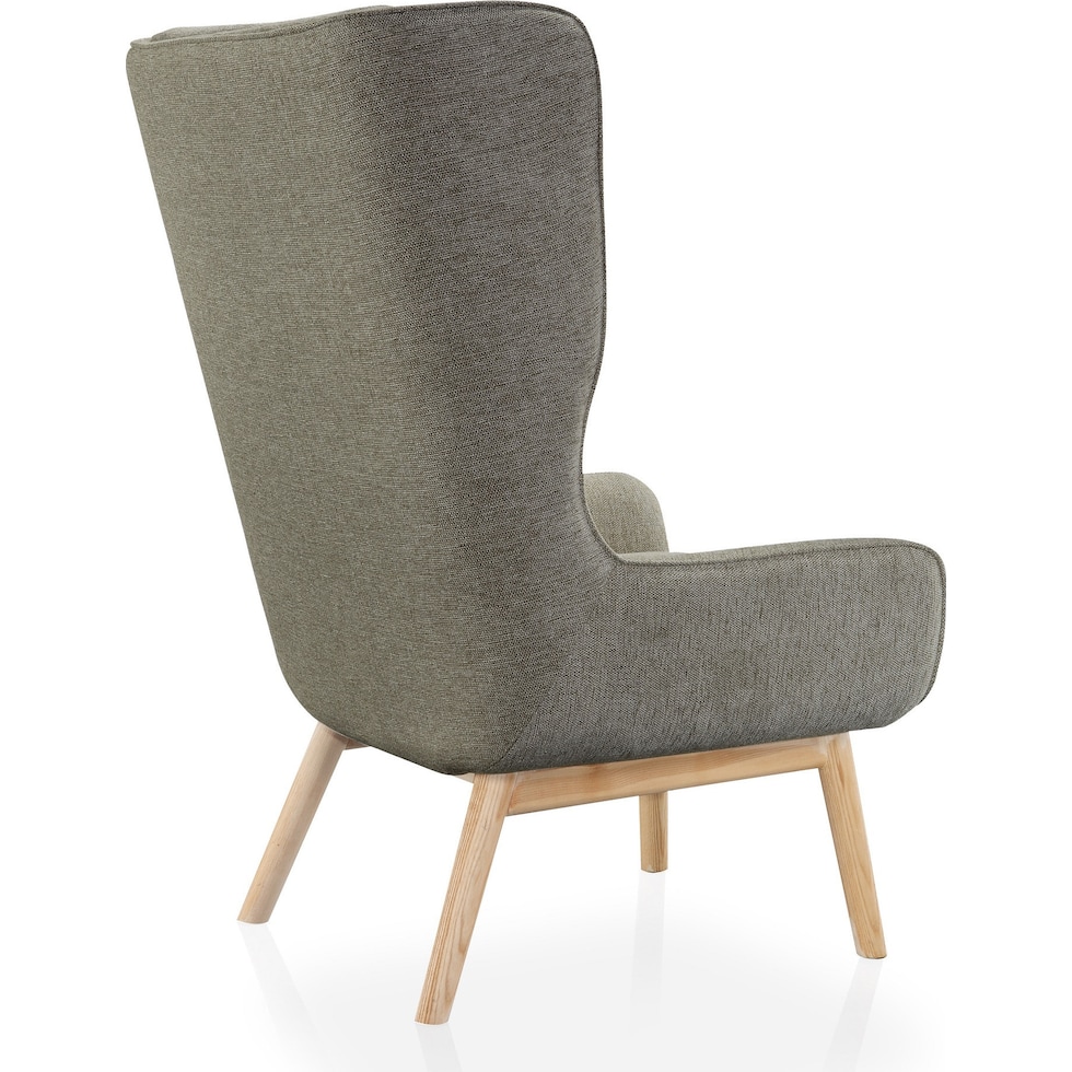 kendrick gray accent chair   