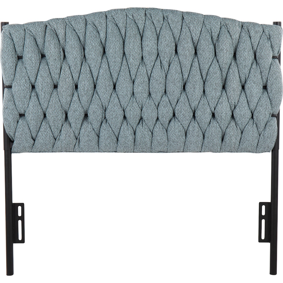 kenna blue twin headboard   