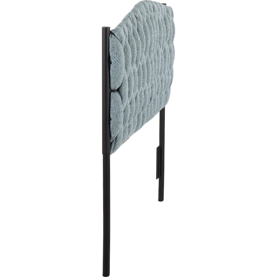 kenna blue twin headboard   