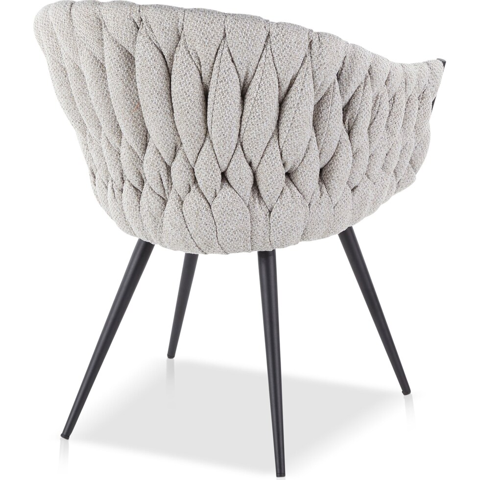 kenna gray dining chair   
