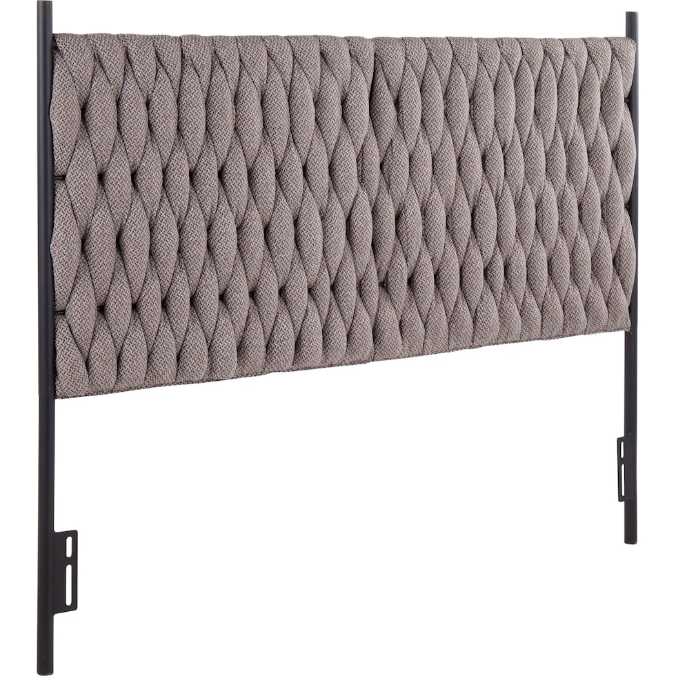 kenna gray queen headboard   