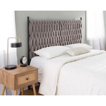 kenna gray queen headboard   