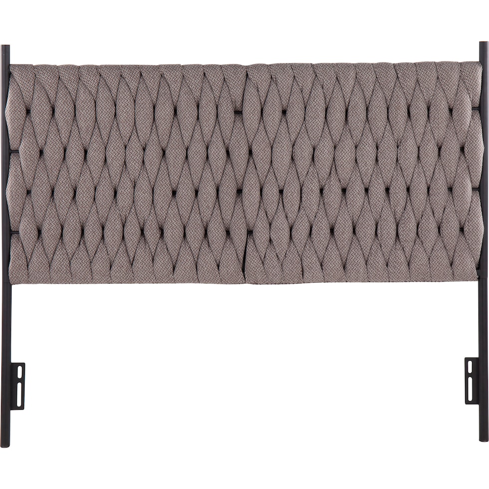 kenna gray queen headboard   