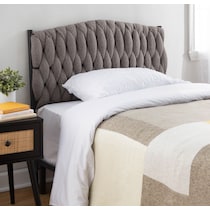 kenna gray twin headboard   