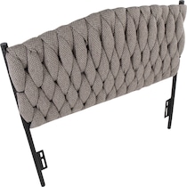 kenna gray twin headboard   