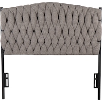 kenna gray twin headboard   