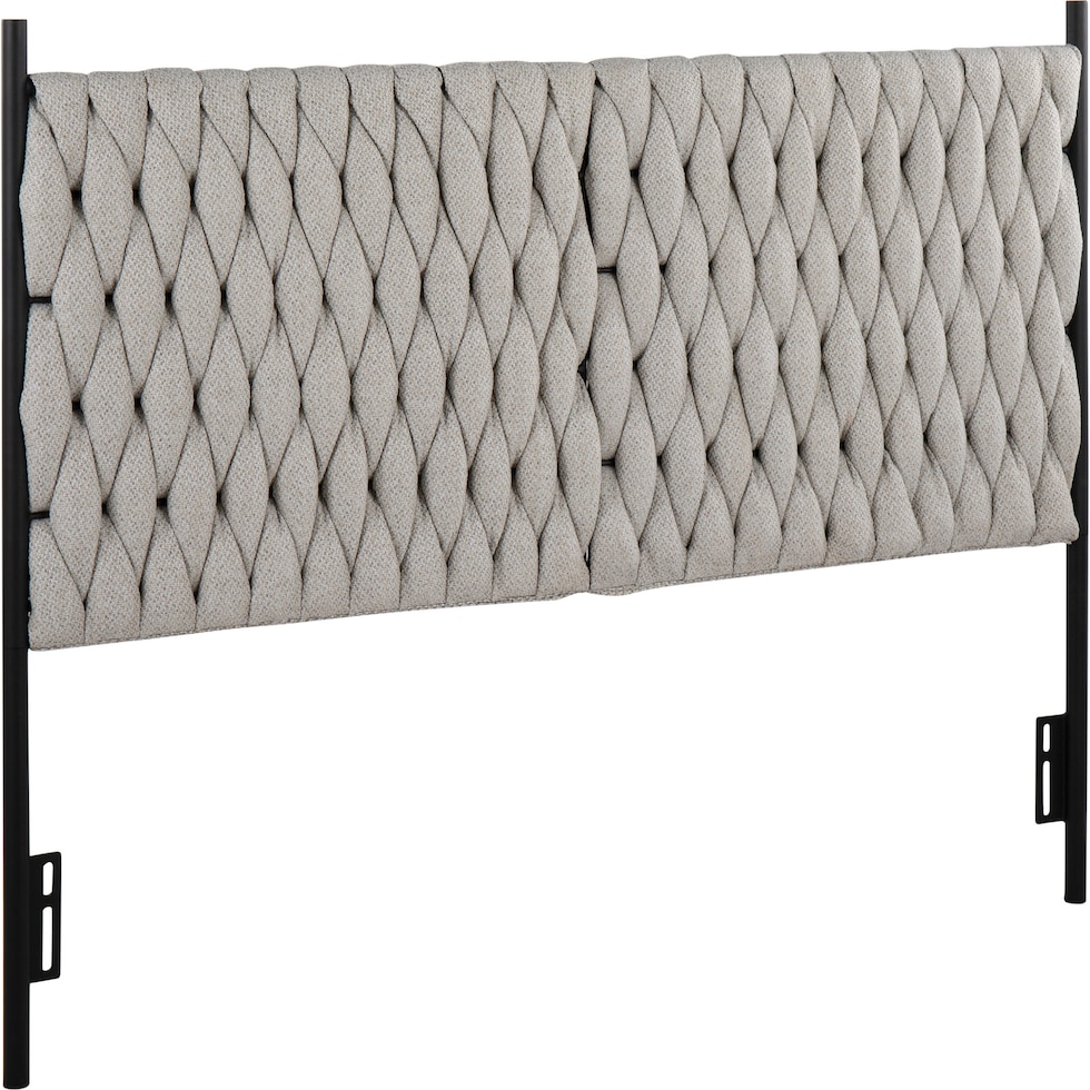 kenna white queen headboard   