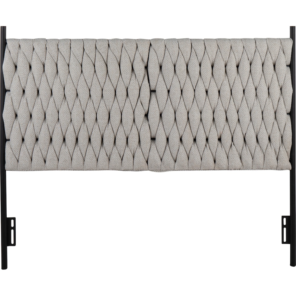 kenna white queen headboard   