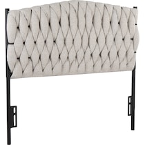 kenna white twin headboard   