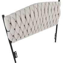 kenna white twin headboard   