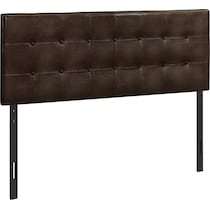 kennedy dark brown queen headboard   
