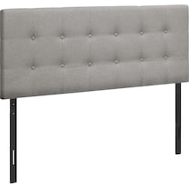 kennedy gray full headboard   