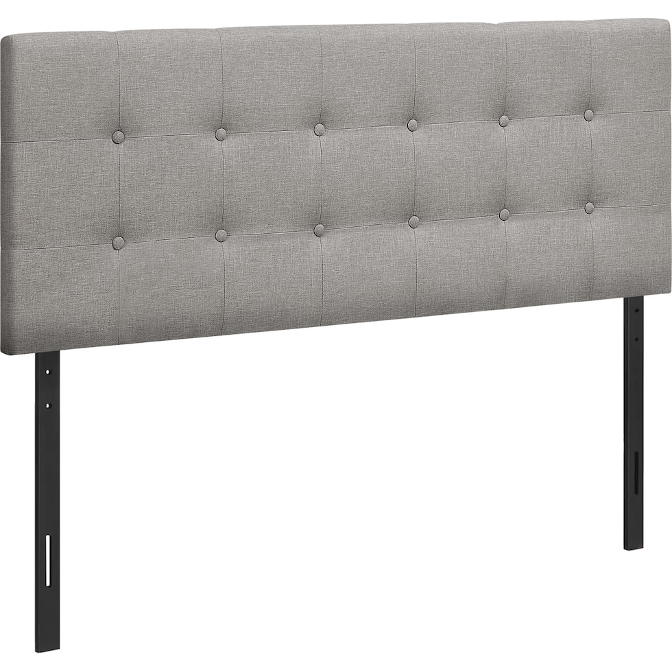 kennedy gray full headboard   