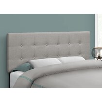 kennedy gray full headboard   