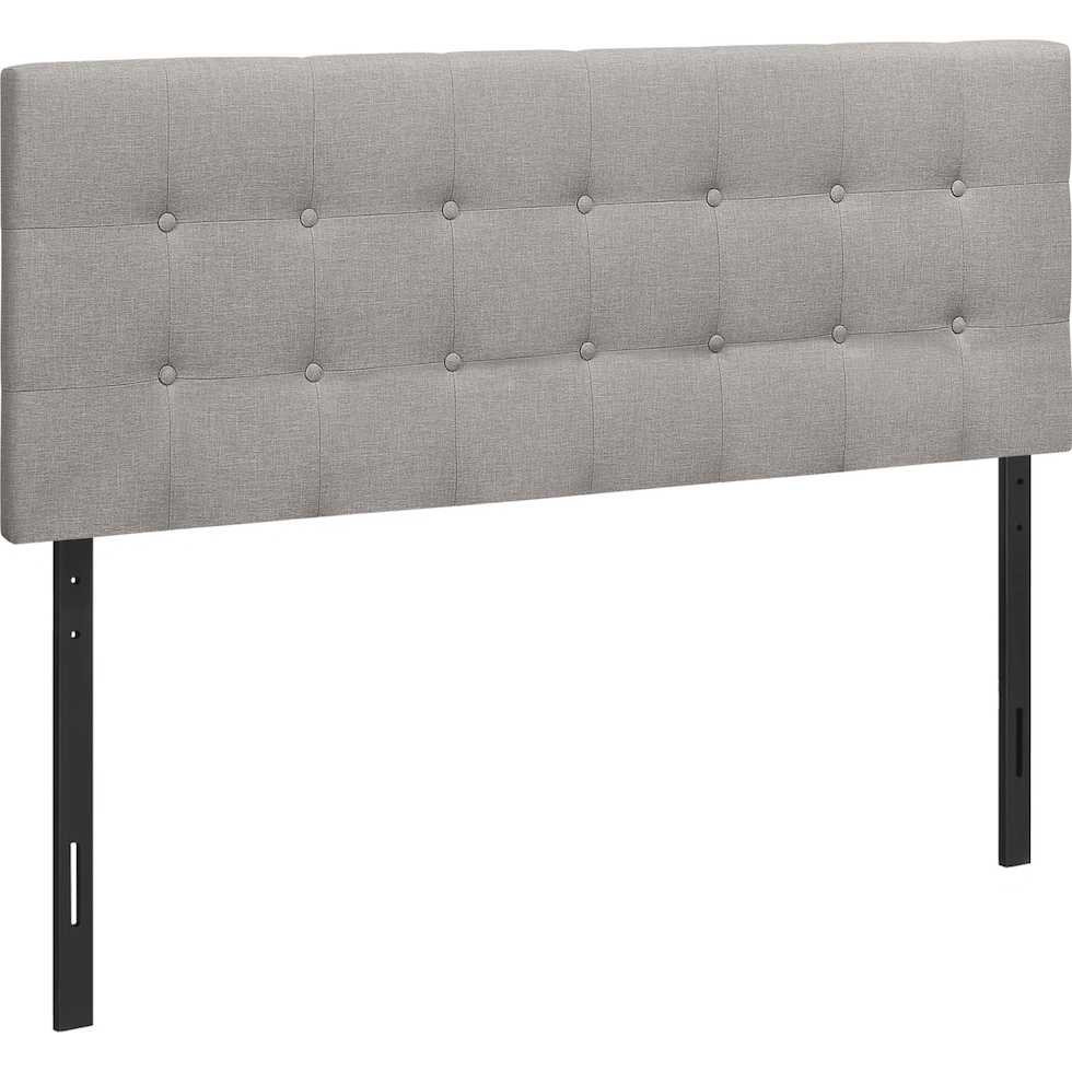kennedy gray queen headboard   
