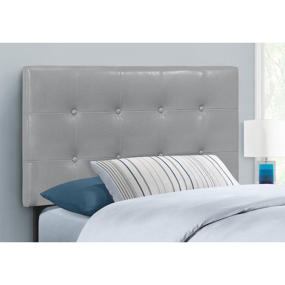 kennedy gray twin headboard   