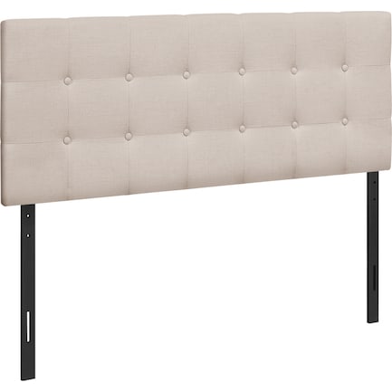 Kennedy Full Upholstered Headboard - Beige