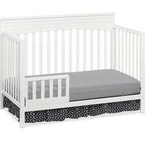 kennedy white crib set   