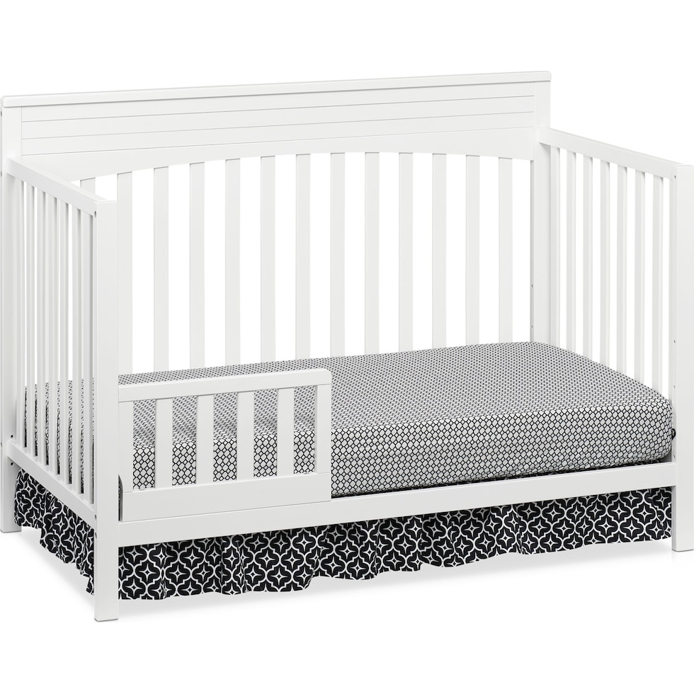 kennedy white crib set   