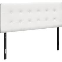 kennedy white full headboard   