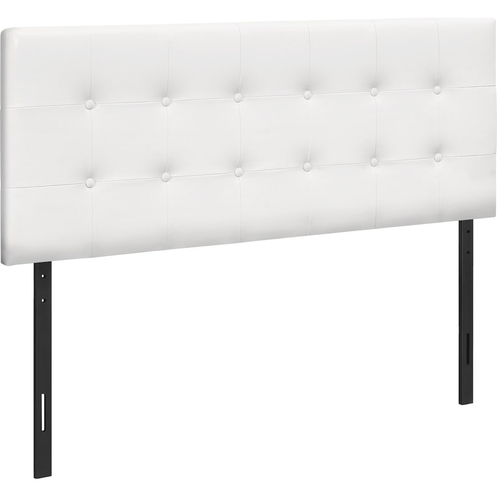 kennedy white full headboard   