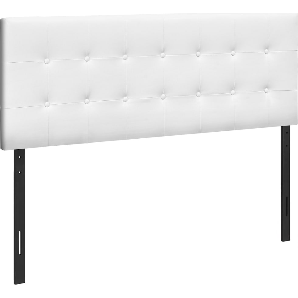 kennedy white queen headboard   