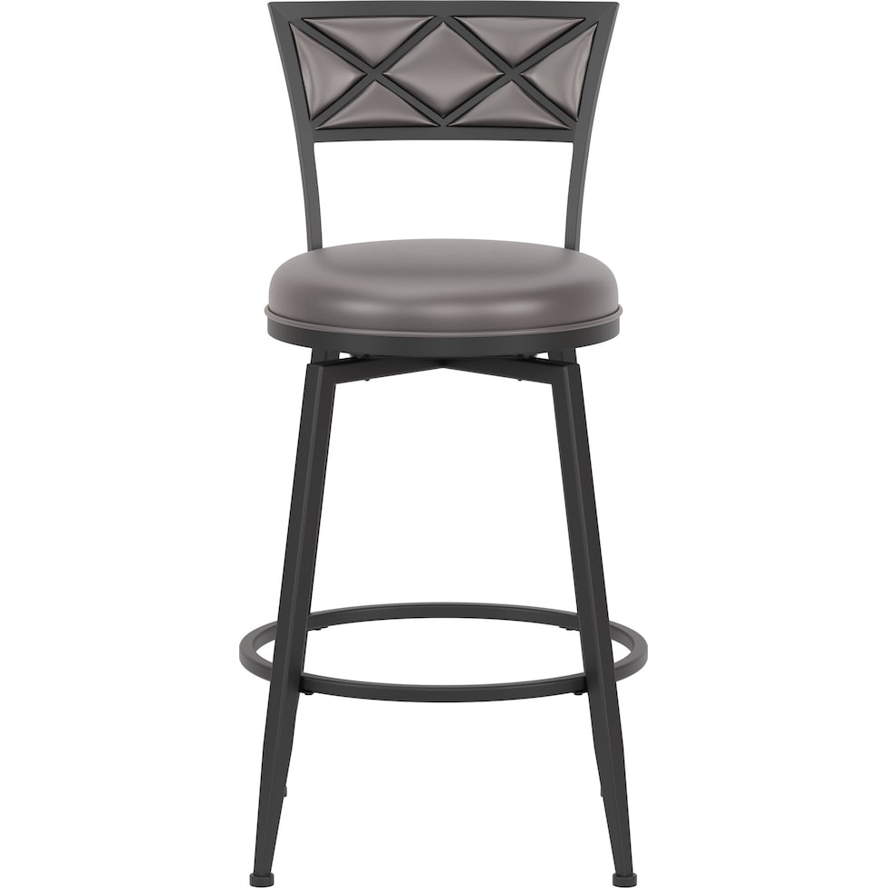 kenneth black counter height stool   