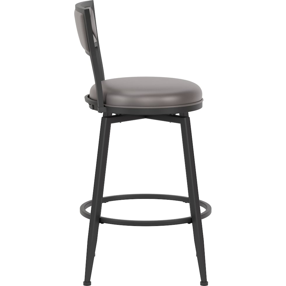 kenneth black counter height stool   