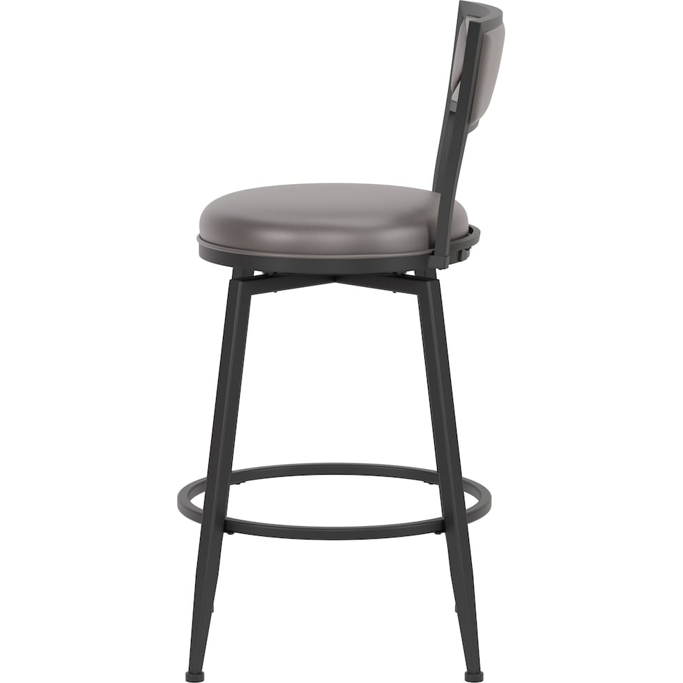 kenneth black counter height stool   