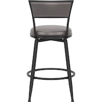 kenneth black counter height stool   