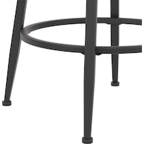 kenneth black counter height stool   