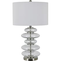 kensington glass table lamp   