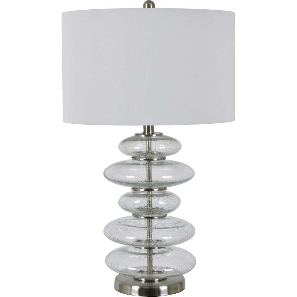 kensington glass table lamp   