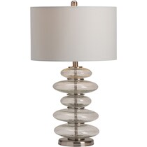 kensington glass table lamp   