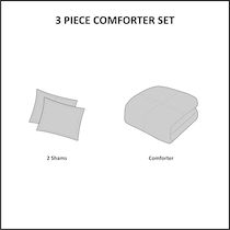 kensley blue king california king bedding set   