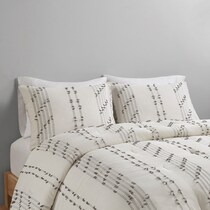 kensley neutral king california king bedding set   