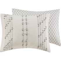 kensley neutral king california king bedding set   