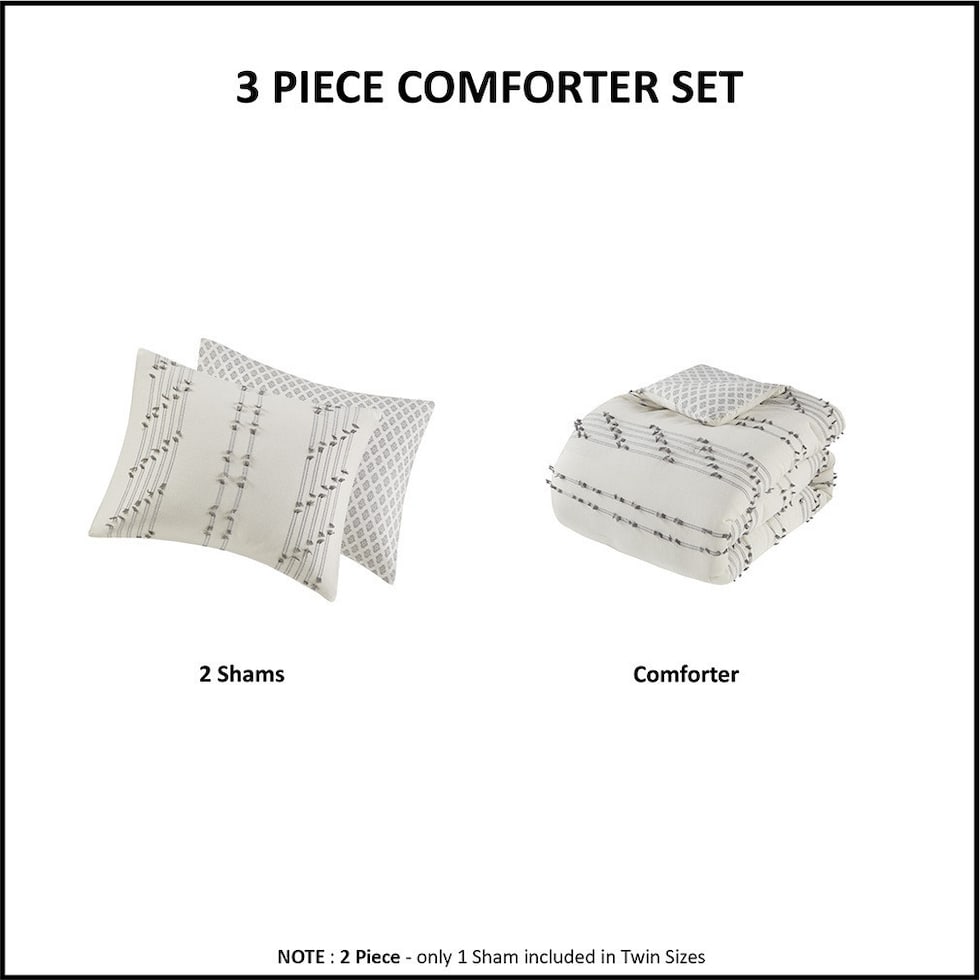 kensley neutral king california king bedding set   