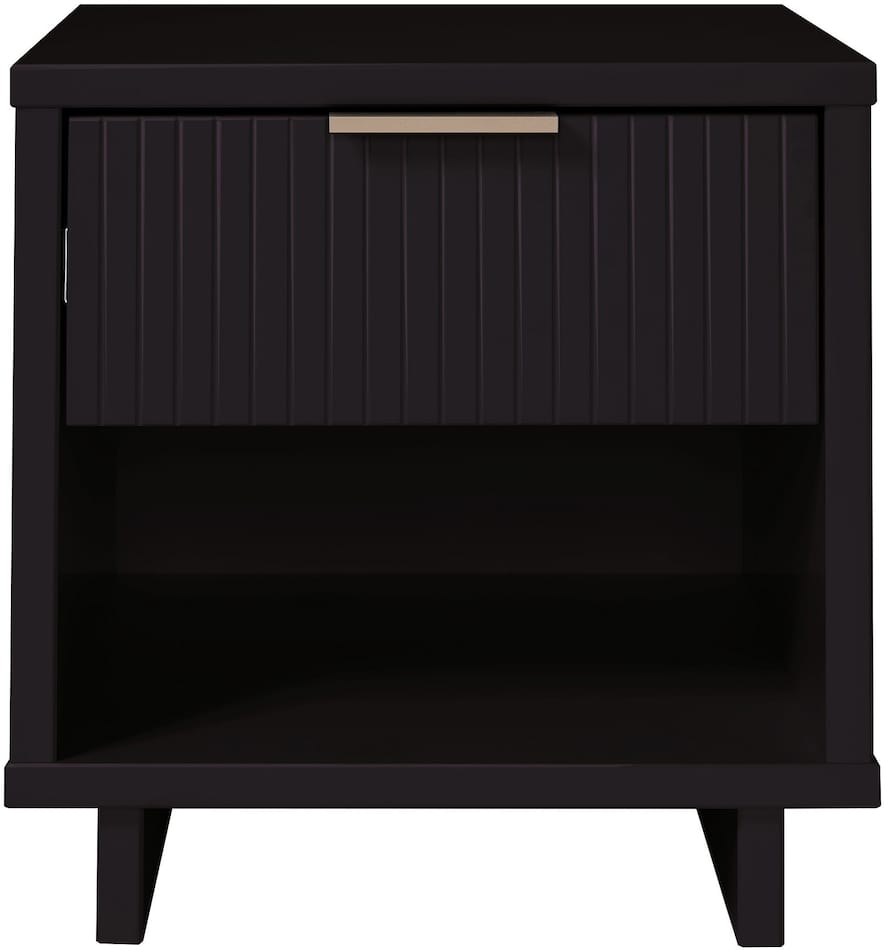 Kenya Nightstand Black Value City Furniture