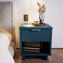 kenya blue nightstand   