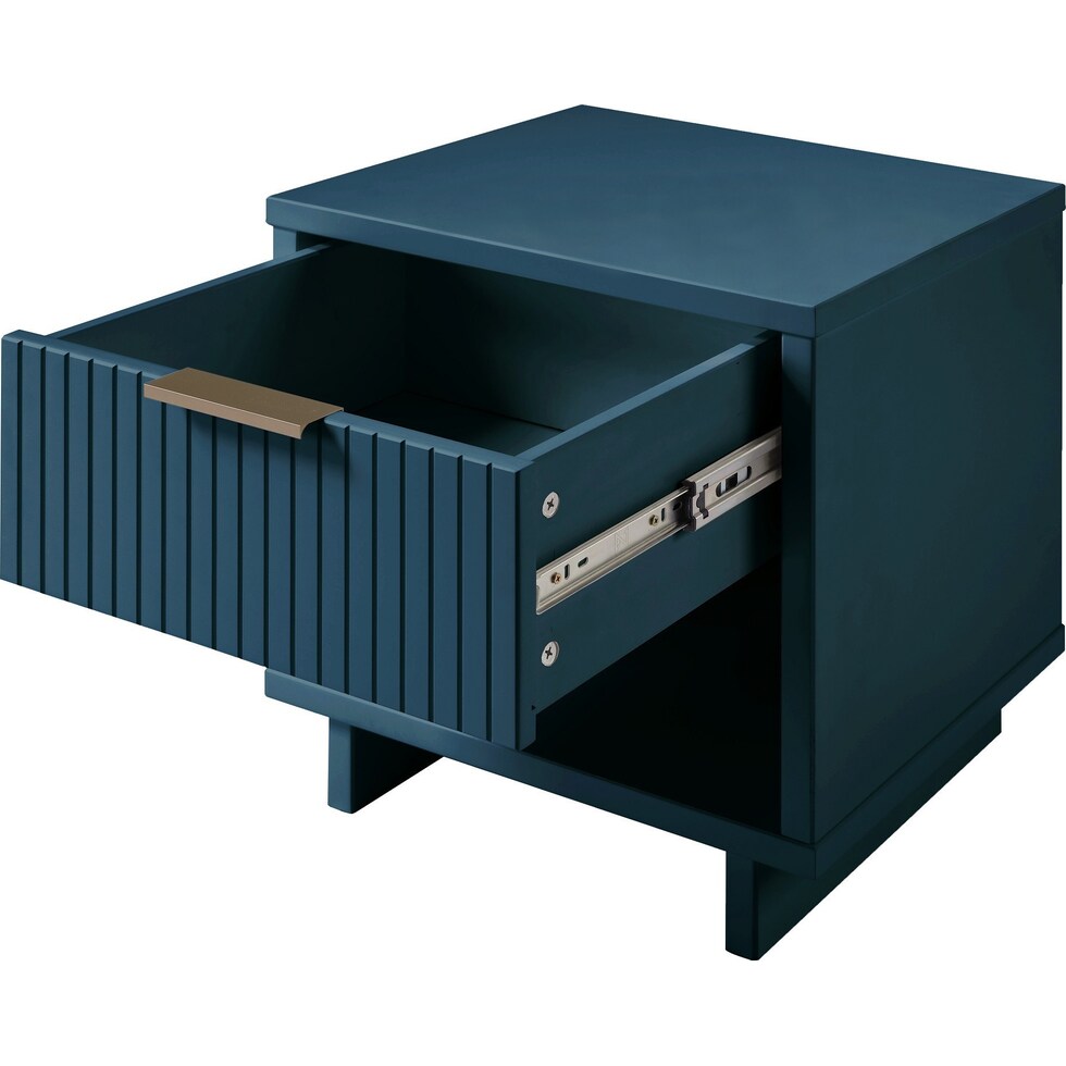 kenya blue nightstand   