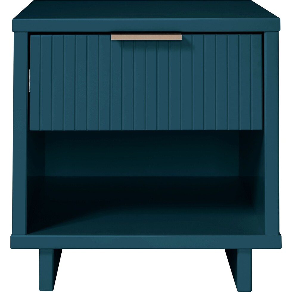 kenya blue nightstand   